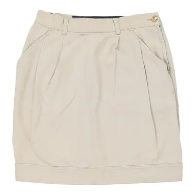 Moschino Mini Skirt - 28W 19L White Cotton