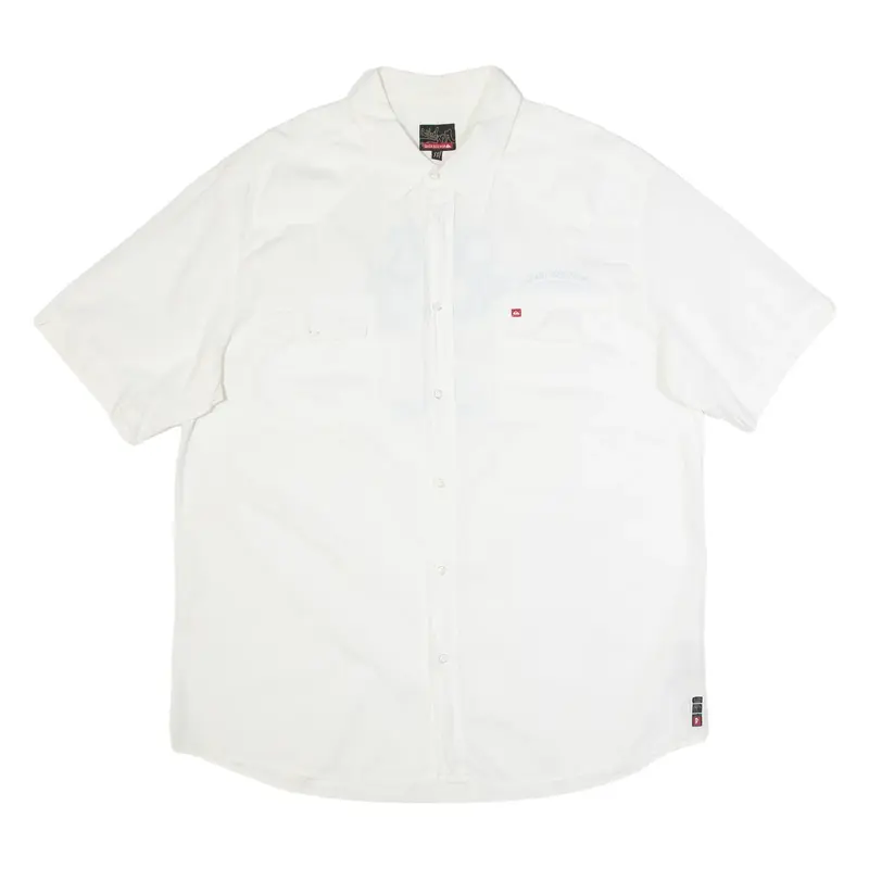 QUIKSILVER Mens Plain Shirt White 2XL