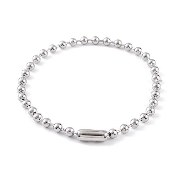 Non-Tarnish 304 Stainless Steel Ball Chain Necklaces for Women