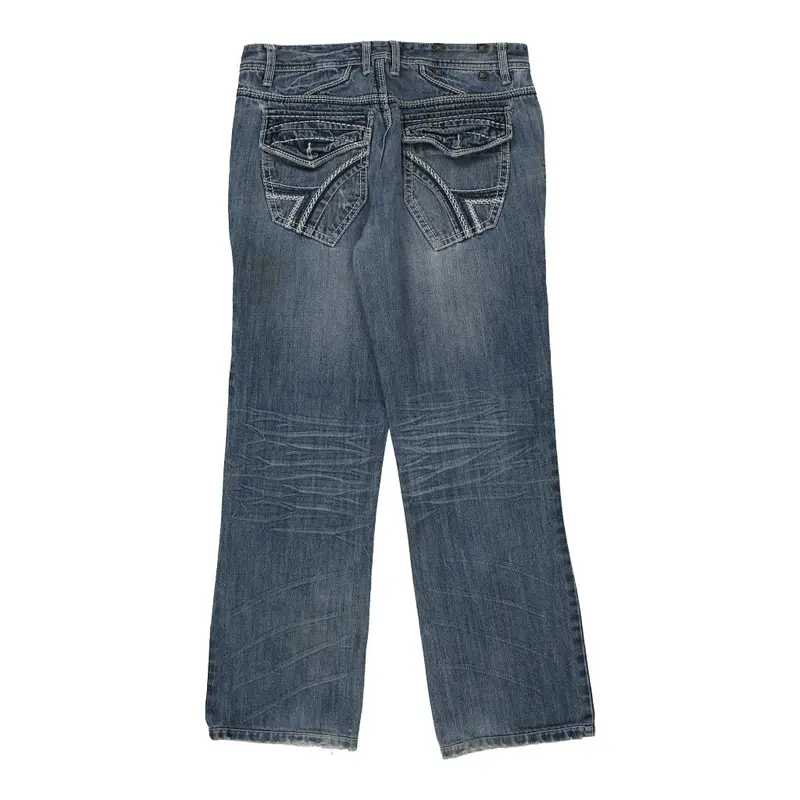 Black Premium Jeans - 34W UK 14 Blue Cotton