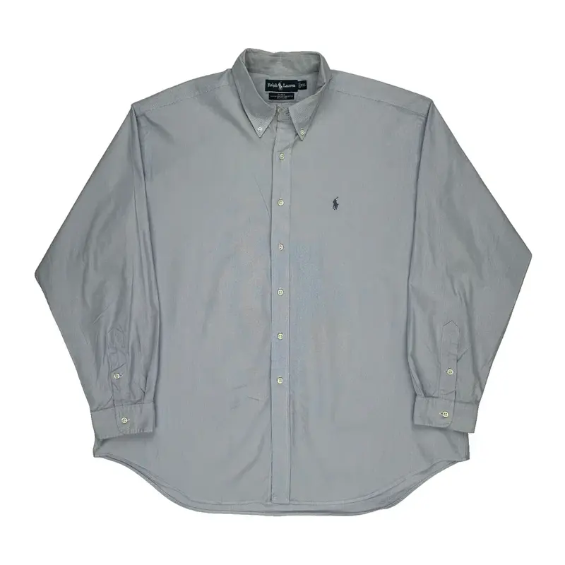 Blake Ralph Lauren Striped Shirt - 2XL Blue Cotton Blend | Size: xx-large