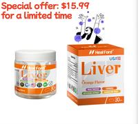 Heal Ford Milk Thistle Liver Detox & Colon Cleanse, Fitness Healthcare Supplement, Natural Liver Health Support with Kudzu Ro...