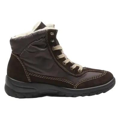 RIEKER Snow Boots Brown Synthetic Womens UK 4
