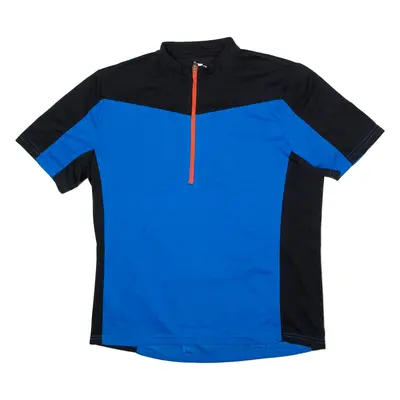 CRANE Cycling Mens Jersey Blue 1/4 Zip 2XL