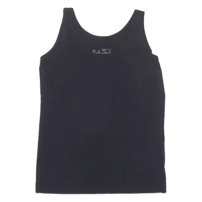 CHARLES JOGELE Slim Fit Vest Black Sleeveless Mens M