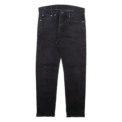 LEVI'S 502 Jeans Mens Black Regular Tapered W31 L27