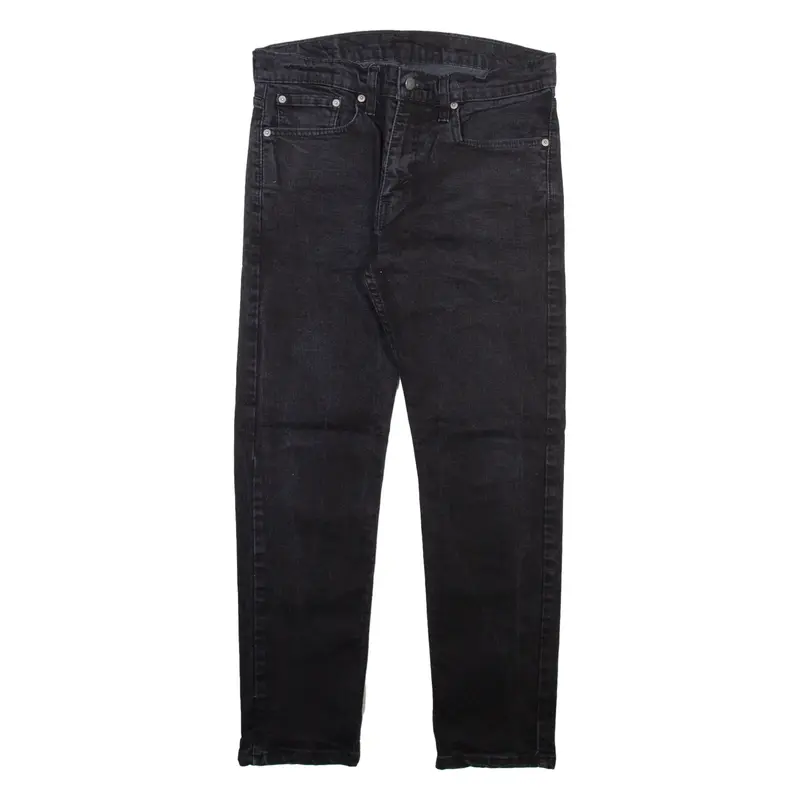 LEVI'S 502 Jeans Mens Black Regular Tapered W31 L27