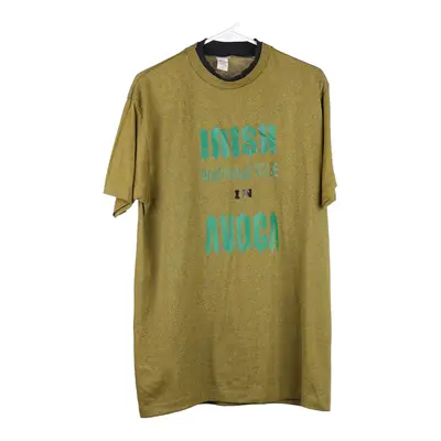 Unbranded T-Shirt - Large Green Cotton Blend