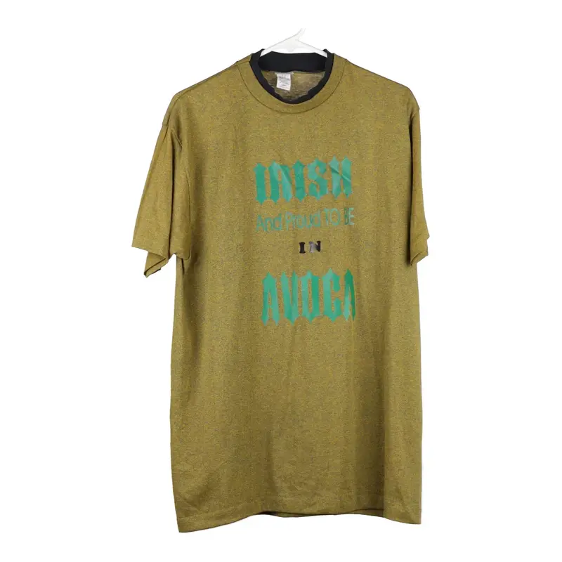 Unbranded T-Shirt - Large Green Cotton Blend