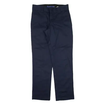 DICKIES Workwear Mens Trousers Blue Slim Tapered W29 L30