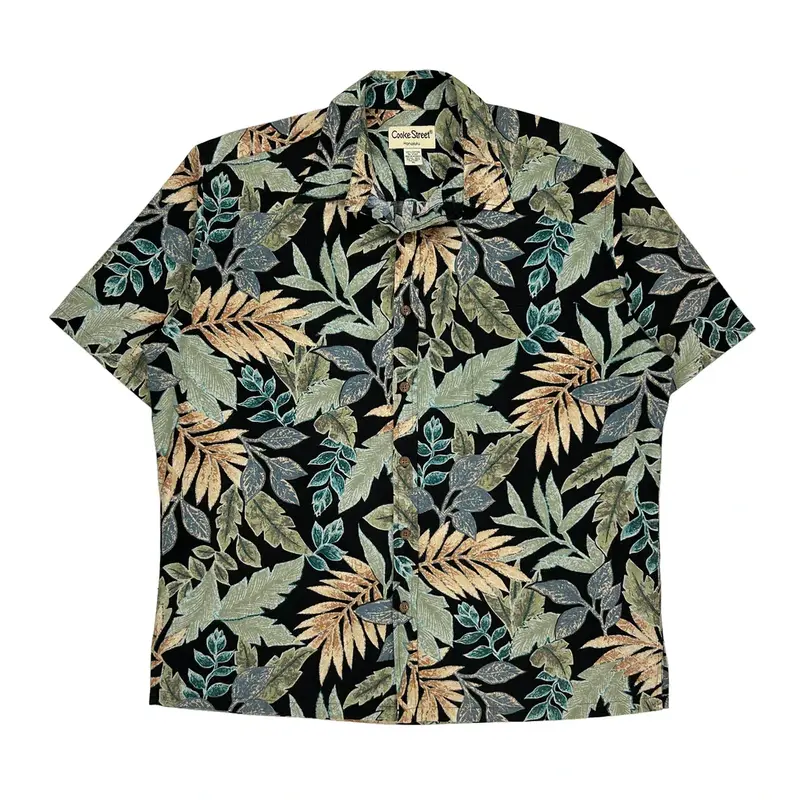 Cooke Street Hawaiian Shirt - XL Multicoloured Cotton