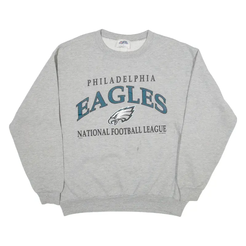 CSA Eagles Football League Womens Sweatshirt Grey USA L