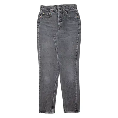 LEVI'S 737 Orange Tab Womens Jeans Grey Slim Tapered 90s W24 L30