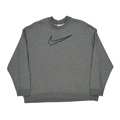 Dri-Fit Nike Sweatshirt - XL Grey Cotton Blend