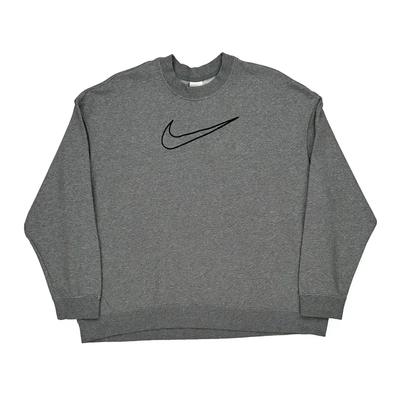 Dri-Fit Nike Sweatshirt - XL Grey Cotton Blend