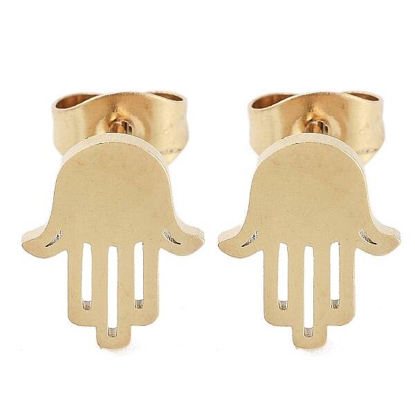 PVD Vacuum Plating 304 Stainless Steel Stud Earrings for Women