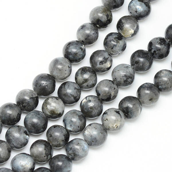 Natural Larvikite Beads Strands
