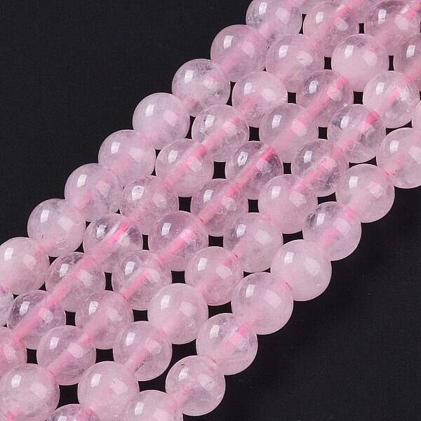 Natural Rose Quartz Beads Strands