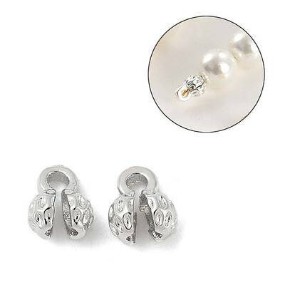 Flower Brass Bead Tips