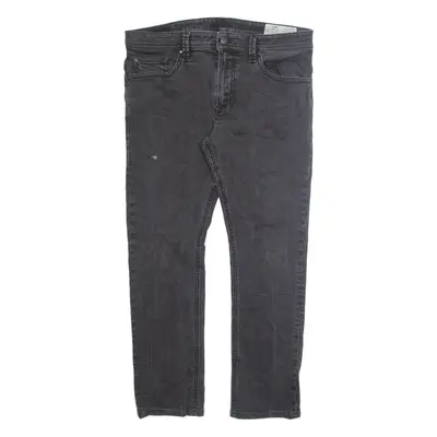 DIESEL Mens Jeans Grey Regular Tapered W34 L30