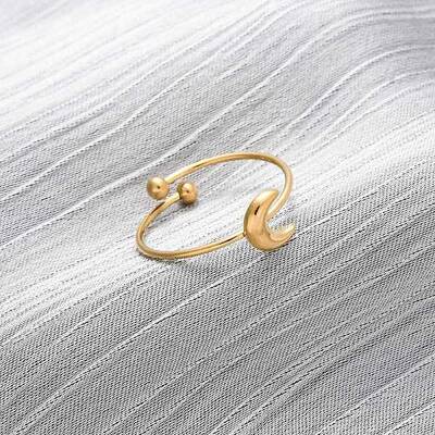 304 Stainless Steel Open Cuff Ring for Women