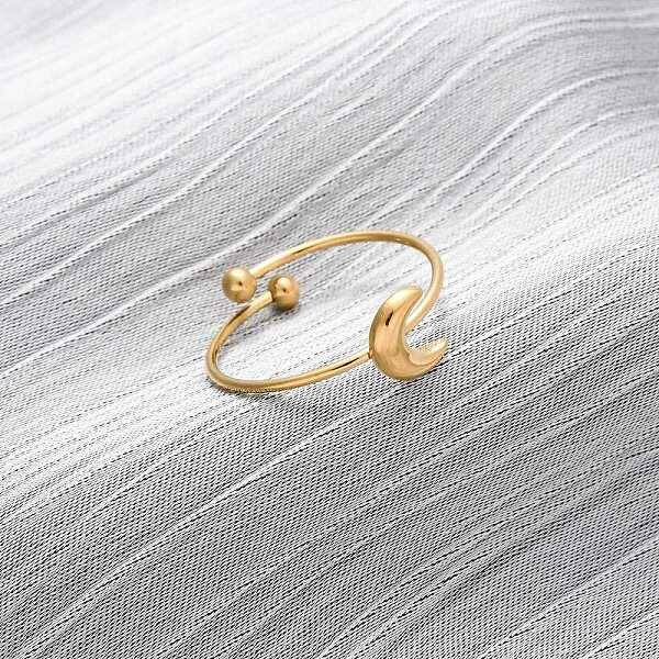 304 Stainless Steel Open Cuff Ring for Women
