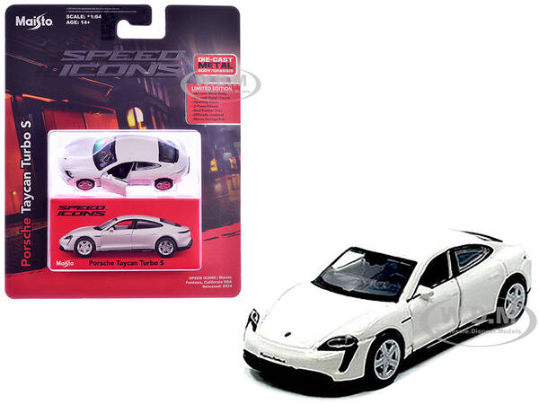 Porsche Taycan Turbo S White \