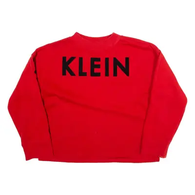 CALVIN KLEIN JEANS Womens Sweatshirt Red M