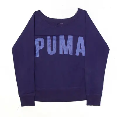 PUMA Sweatshirt Purple Womens UK 10