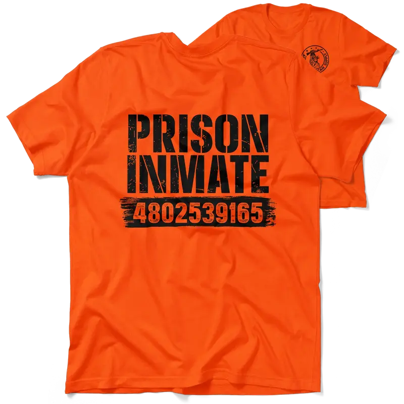 Prison Inmate - Safety Orange Hi-Vis T-Shirt
