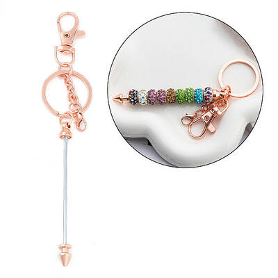Metal Beadable Keychains