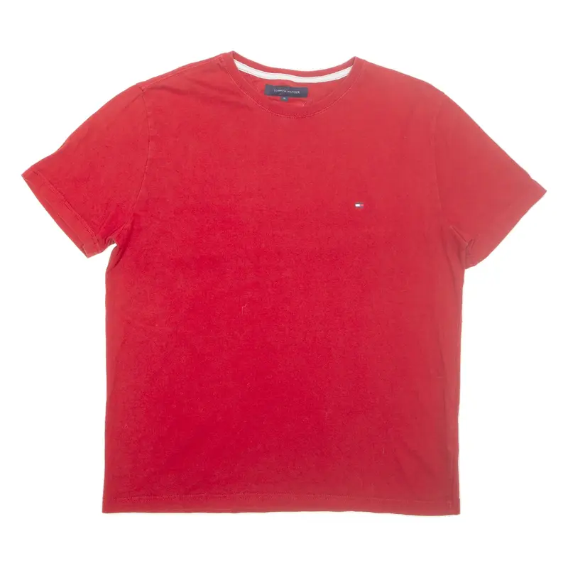TOMMY HILFIGER Mens T-Shirt Red XL