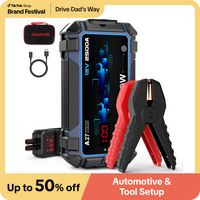 AVAPOW Jump Starter Car Battery 2500A Peak,Portable Jump Starters for Up to 8L Gas 8L Diesel Engine with Booster Function,Wir...