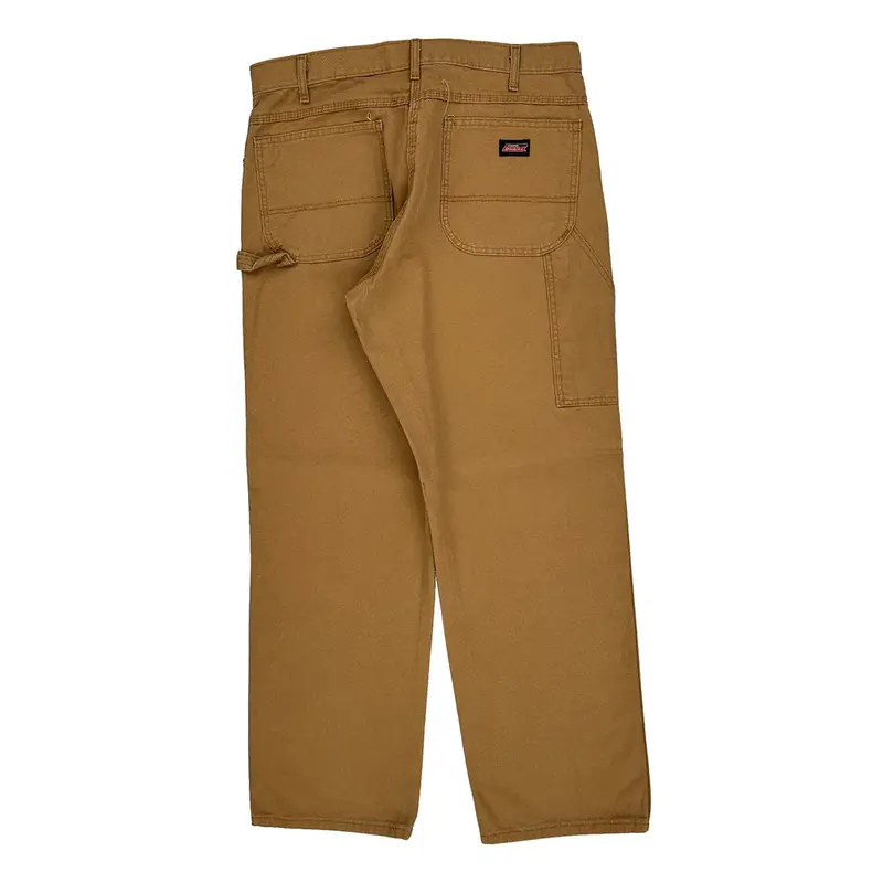Dickies Carpenter Trousers - 36? Waist Brown Cotton
