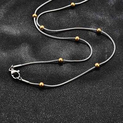 304 Stainless Steel Snake Chain Necklaces