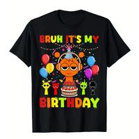 Sprunki Birthday T-shirt Boys Girls Youngsters' Cartoon Character T-Shirt for Kids Fashion Casual Summer Tee Short Sleeve,Bir...