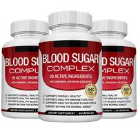 Optimum Blood Sugar Complex 20 Vitamins & Minerals Dietary Supplement with Cinnamon 100g 18+ Nutrients for Adults Supports Op...