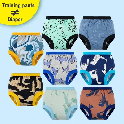8-Pack Potty Training Underwear for Toddlers – Cotton Toilet Training Pants for Boys and Girls 12M-5T
