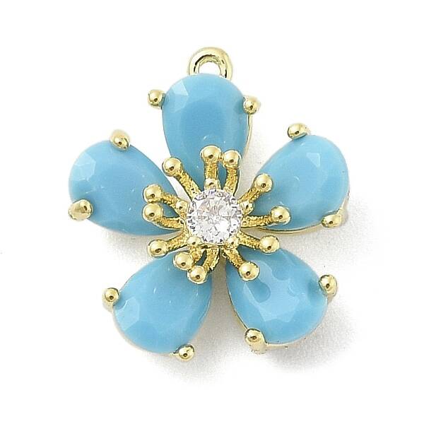 Brass Turquoise Pendants