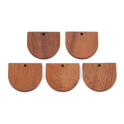 Natural Walnut Wood Pendants