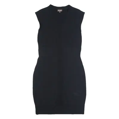 PHASE EIGHT Womens Bodycon Dress Black Sleeveless Knee Length UK 12