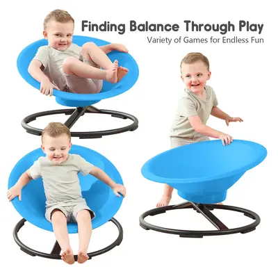 Kids Sensory Swivel Chair, Sit-and-Spin Toy,Boost Balance and Coordination in Kids, Sit and Spin Swivel Chair for Kids Toddle...