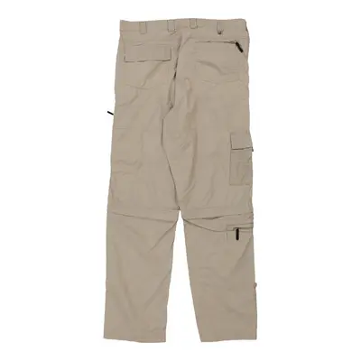 Biaggini Cargo Trousers - 36W 33L Cream Cotton