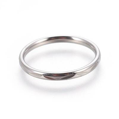 Tarnish Resistant 304 Stainless Steel Finger Rings