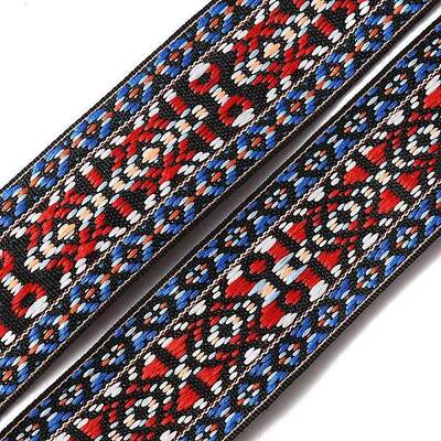 Ethnic Style Embroidery Polyester Ribbons