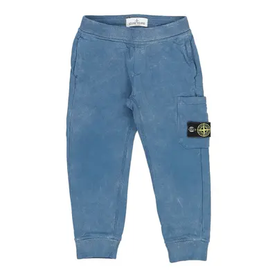 Age 4 Stone Island Joggers - Small Blue Cotton Blend | Size: small
