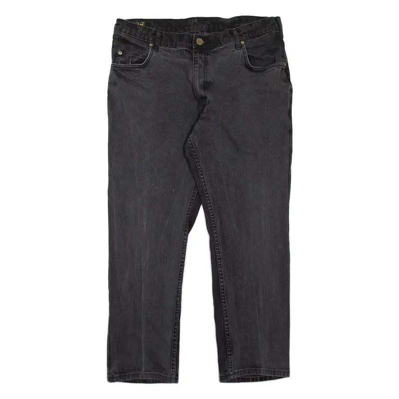 LEE Mens Jeans Grey Regular Tapered W34 L28