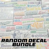 Random Decal Bundle Size Range (5-10Inch) - Pick your color - Leave us a note with what you drive