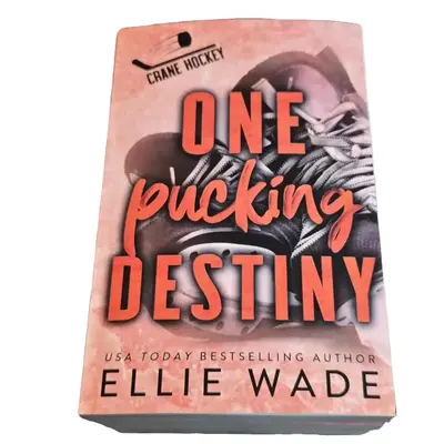 One Pucking Destiny Signed Paperback- Crane Hockey Series Book 4