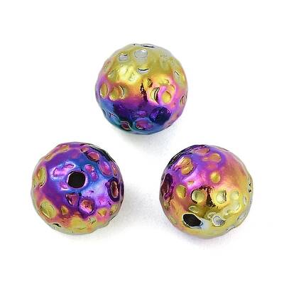 Textured 316 Surgical Stainless Steel Beads